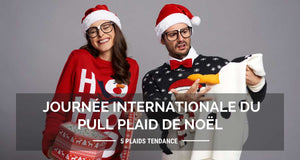 5 trendy plaids for International Christmas Sweater Day