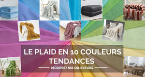 Le plaid en 10 couleurs tendances