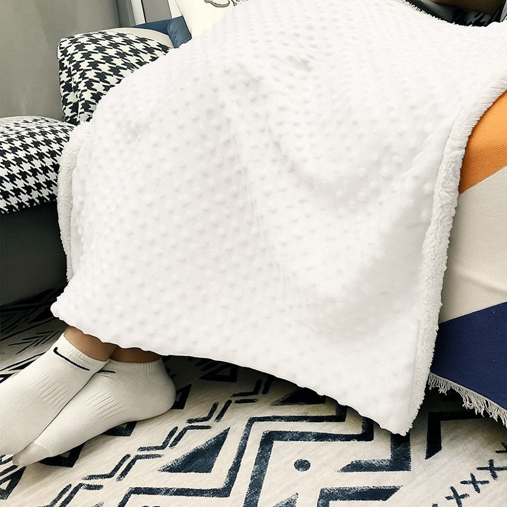 Small fleece throw