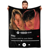 Plaid personnalisé musique