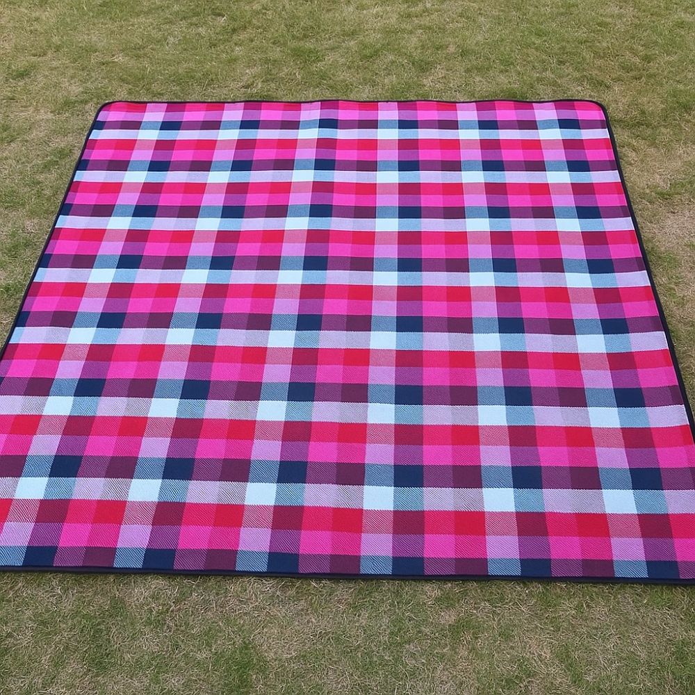 plaid camping