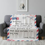 plaid personnalisable texte