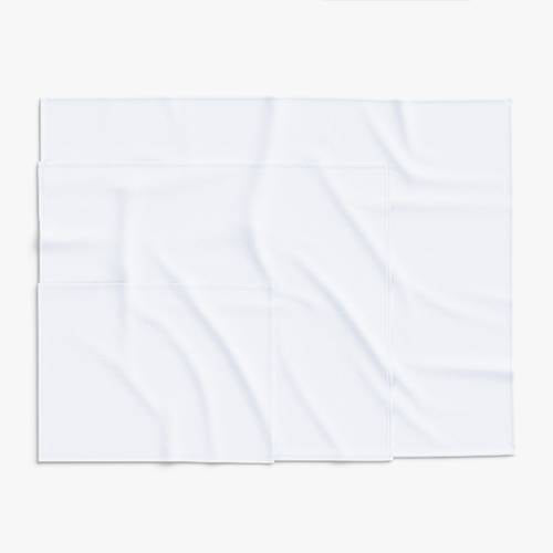 Personalized fleece throw