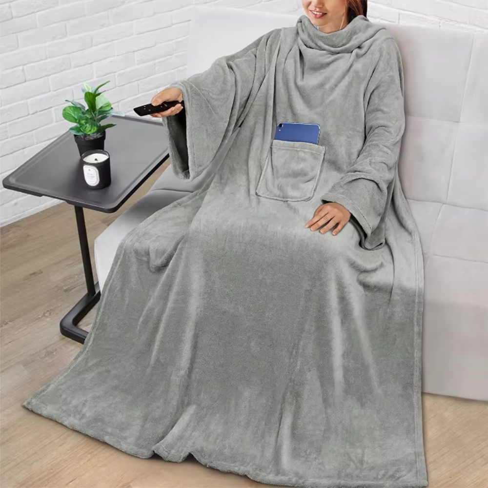 Long blanket sweater