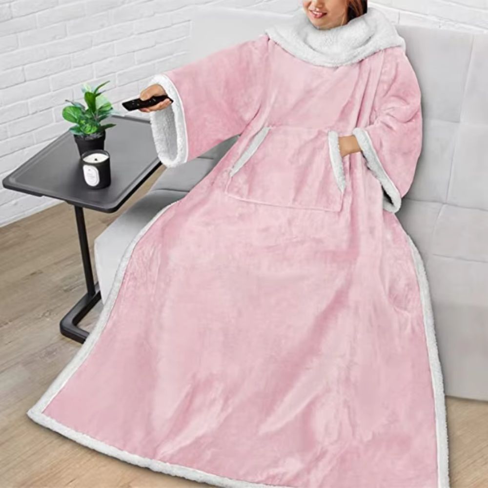 Long blanket sweater