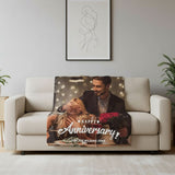 couverture à personnaliser sur un canapé