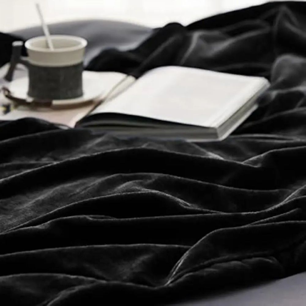 grand plaid noir
