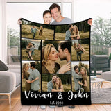 plaid adulte personnalisé prénom