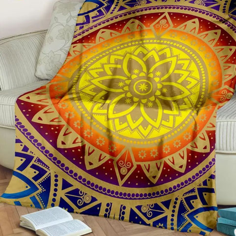 Flower of life plaid