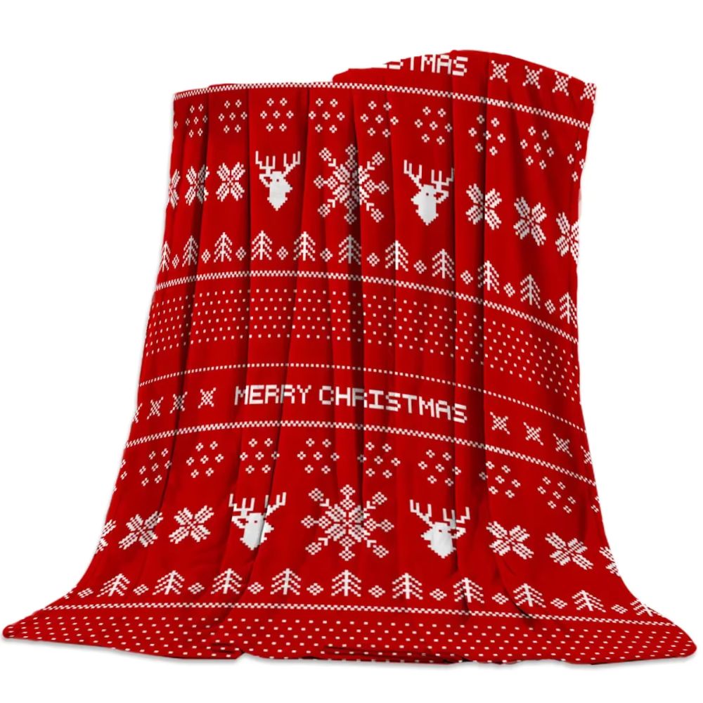 plaid de noël polaire