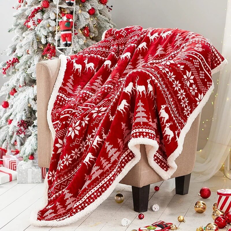 plaid noël pour canapé