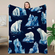 Polar bear throw