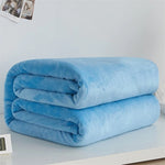 Thin fleece blanket