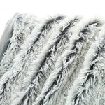 Faux fur fleece blanket