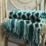 Scandinavian sofa blanket