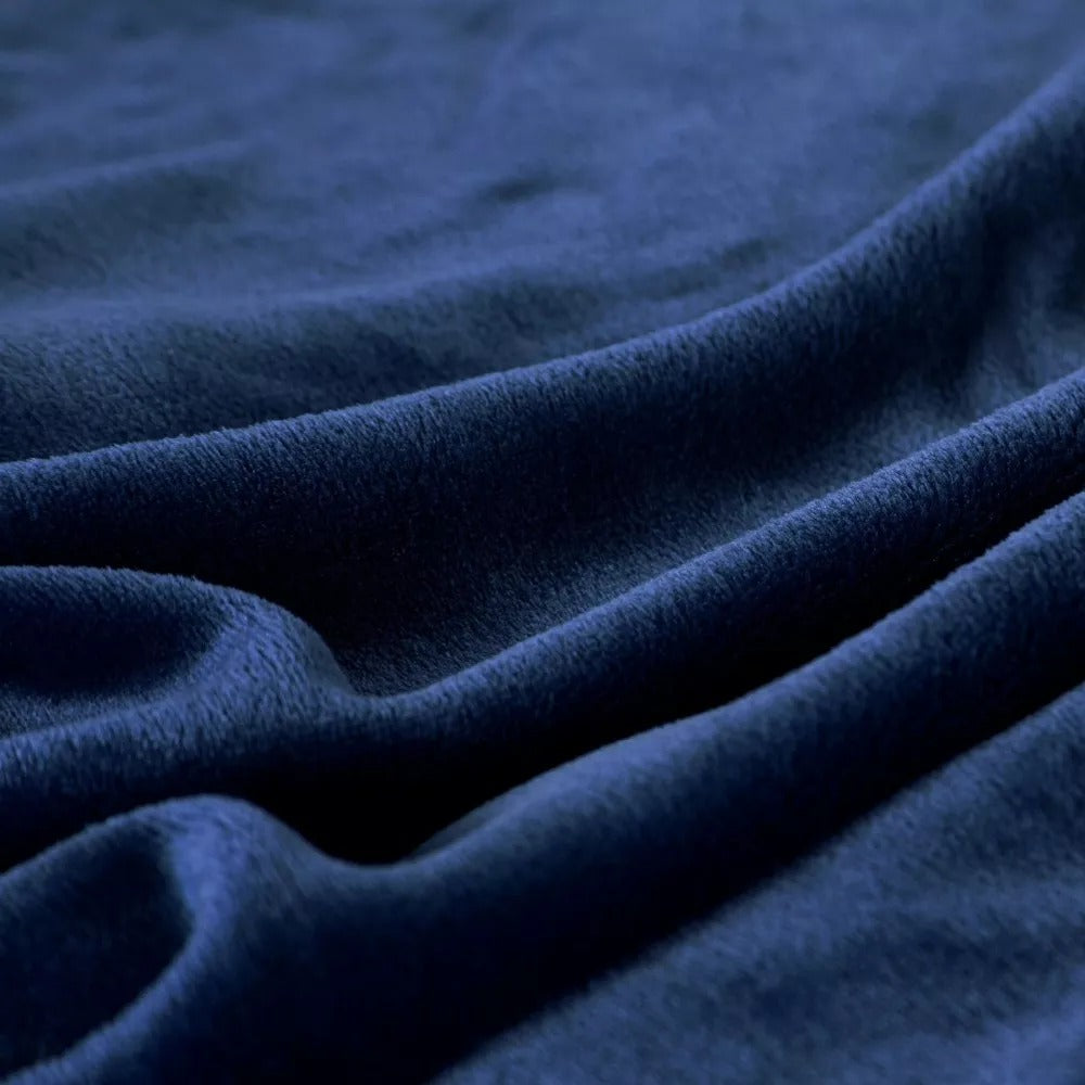 Midnight blue throw