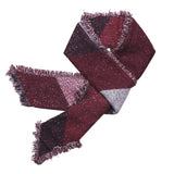 Warm plaid scarf