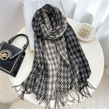 Cheap women's plaid scarf