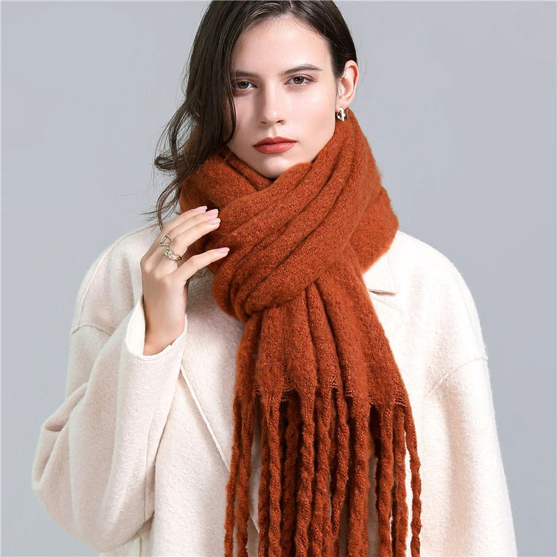 Soft blanket scarf