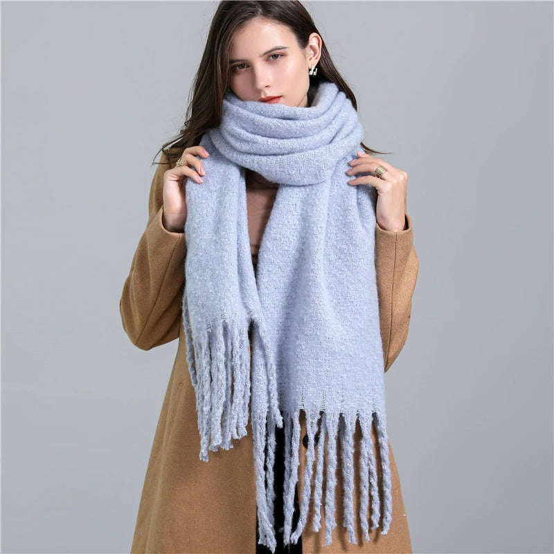 Soft blanket scarf