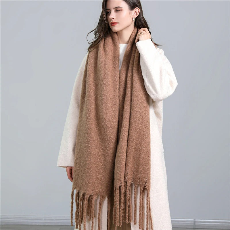 Soft blanket scarf