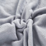 Grey sofa blanket