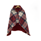 Plaid cape polaire gris