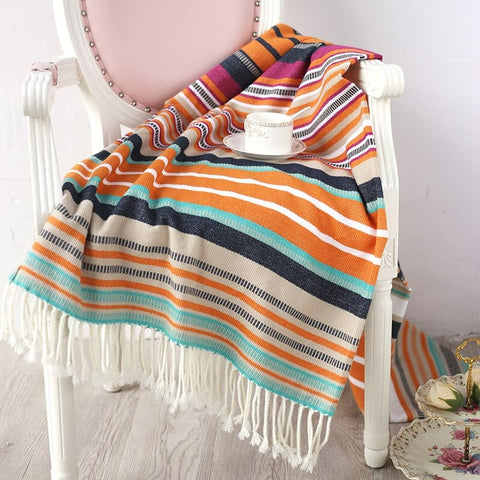 Plaid multicolore