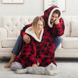 Pull plaid couple motifs écossais